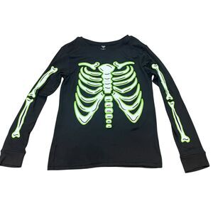 NEW DreamLife Halloween Pajamas Skeleton Top Only Family Pajamas Mens XS